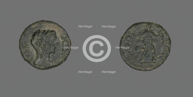 Coin Depicting a Head, about 161-?. Creator: Unknown.
