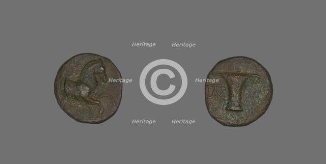 Coin Depicting a Horse, 320-250 BCE. Creator: Unknown.