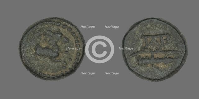 Coin Depicting a Horse, after 190 BCE. Creator: Unknown.