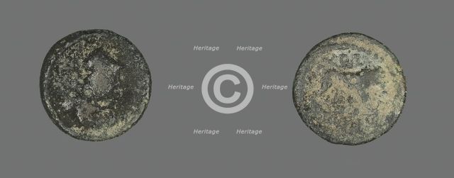 Coin Depicting a Lion, 193-211. Creator: Unknown.