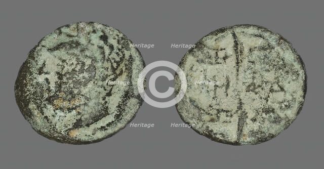 Coin Depicting a Male Head, before 190 BCE (?). Creator: Unknown.