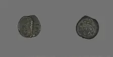 Coin Depicting a Palm Branch, 58-59, Procurator-Antonius Felix (Nero's reign). Creator: Unknown