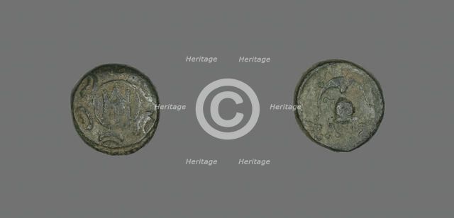 Coin Depicting a Shield, 239-229 BCE, issued by King Demetrius II. Creator: Unknown.
