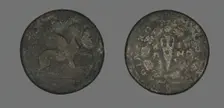 Coin Depicting a Sphinx, 138-192. Creator: Unknown