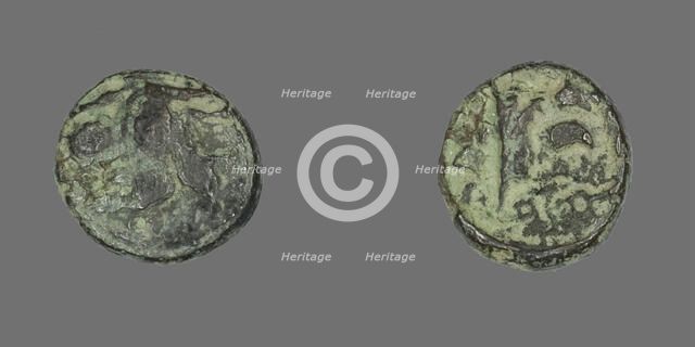 Coin Depicting a Sphinx, 301-109 BCE (?). Creator: Unknown.