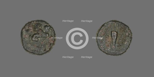 Coin Depicting a Sphinx, about 84 BCE. Creator: Unknown.