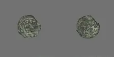 Coin Depicting a Stalk of Grain, Procurator M. Ambibulus (reign of Augustus) 9-10 or 10-11 CE. Creator: Unknown