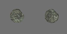 Coin Depicting a Stalk of Grain, Procurator M. Ambibulus (reign of Augustus) 9-10 or 10-11 CE. Creator: Unknown