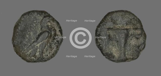 Coin Depicting an Eagle, about 320-250 BCE. Creator: Unknown.