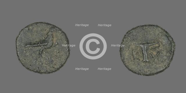 Coin Depicting an Eagle, about 320-250 BCE. Creator: Unknown.