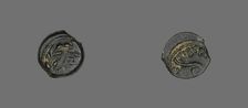 Coin Depicting an Olive Wreath, 30-31, Procurator: Pontius Pilatus (reign of Tiberius). Creator: Unknown