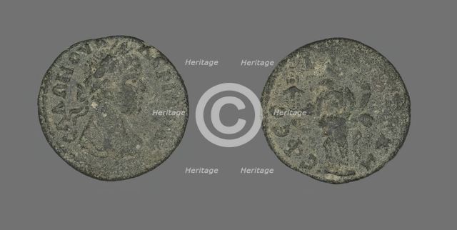 Coin Depicting Bust, 257-60. Creator: Unknown.