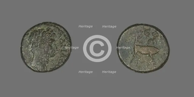 Coin Depicting Emperor Hadrian, 117-138. Creator: Unknown.