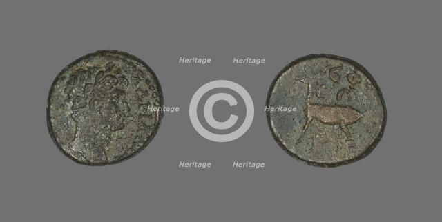 Coin Depicting Emperor Hadrian, 117-138. Creator: Unknown.