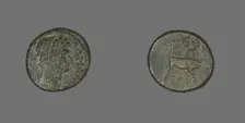 Coin Depicting Emperor Hadrian, 117-138. Creator: Unknown