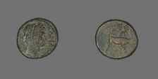 Coin Depicting Emperor Hadrian, 117-138. Creator: Unknown