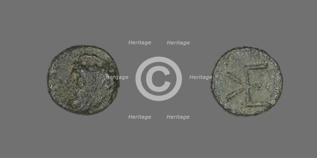 Coin Depicting Head of a Male, 400-310 BCE. Creator: Unknown.