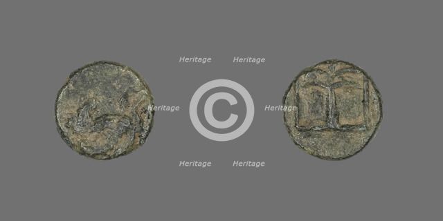 Coin Depicting Pegasus, 400-310 BCE. Creator: Unknown.