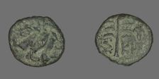 Coin Depicting Pegasus, 4th-3rd century BCE. Creator: Unknown