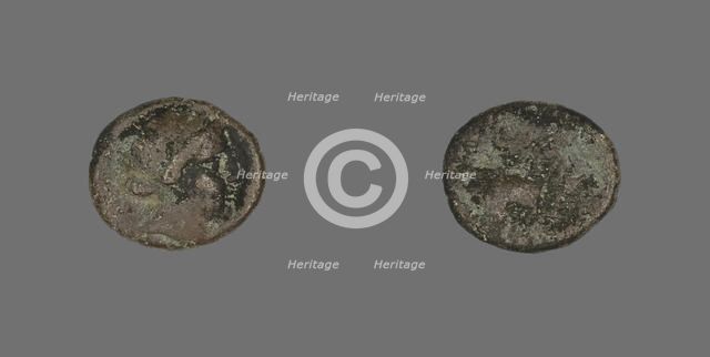 Coin Depicting the Amazon Cyme, about 250 BCE. Creator: Unknown.