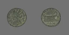 Coin Depicting the Amazon Smyrna, 175-200. Creator: Unknown