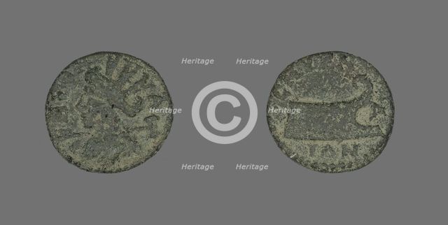 Coin Depicting the Amazon Smyrna, 175-200. Creator: Unknown.