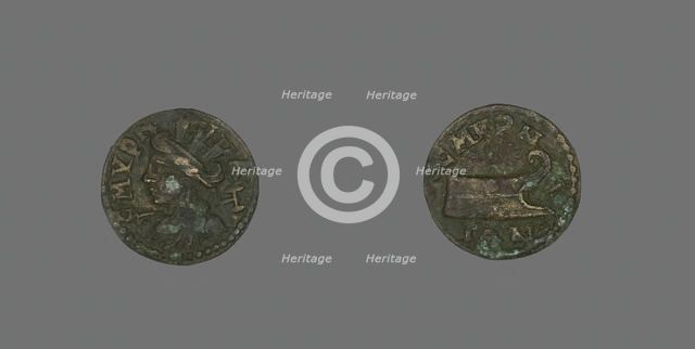 Coin Depicting the Amazon Smyrna, 1st-2nd century. Creator: Unknown.