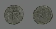 Coin Depicting the Catanian Brothers, 3rd-2nd century BCE. Creator: Unknown