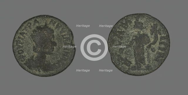 Coin Depicting the Empress Tranquillina, 238-244. Creator: Unknown.