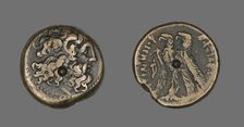 Coin Depicting the God Zeus, 117-111 BCE, issued by Ptolemy X (Soter II). Creator: Unknown