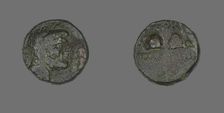 Coin Depicting the God Zeus, 1st century BCE. Creator: Unknown