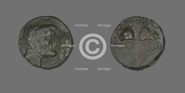 Coin Depicting the God Zeus, 1st century BCE. Creator: Unknown.