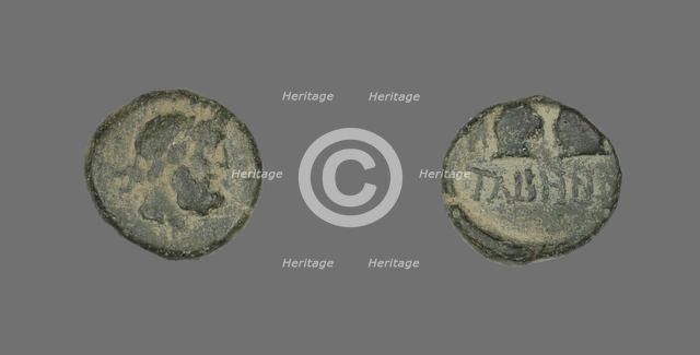 Coin Depicting the God Zeus, about 1st century BCE. Creator: Unknown.