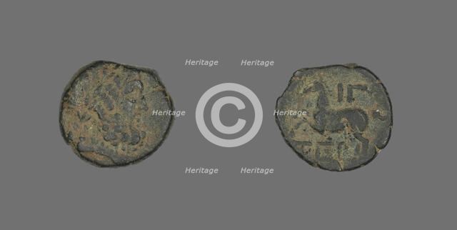 Coin Depicting the God Zeus, about 58 BCE. Creator: Unknown.