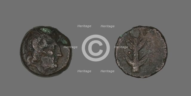 Coin Depicting the God Zeus Ammon, 247-221 BCE. Creator: Unknown.