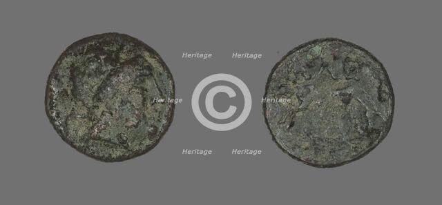 Coin Depicting the God Apollo, 3rd-2nd century BCE. Creator: Unknown.