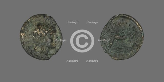 Coin Depicting the God Apollo, 3rd-2nd century BCE. Creator: Unknown.