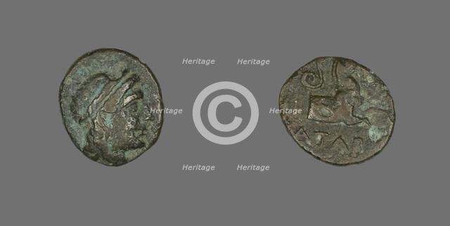 Coin Depicting the God Apollo, 3rd century BCE. Creator: Unknown.