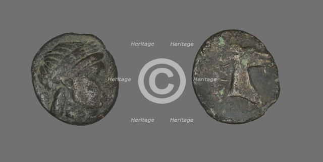 Coin Depicting the God Apollo, 3rd century BCE. Creator: Unknown.