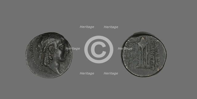 Coin Depicting the God Apollo, 146-139 BCE, issued by of Demetrius II. Creator: Unknown.