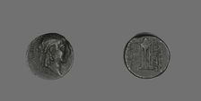 Coin Depicting the God Apollo, 146-139 BCE, issued by of Demetrius II. Creator: Unknown