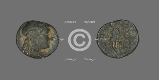 Coin Depicting the God Apollo, 222-187 BCE. Creator: Unknown.