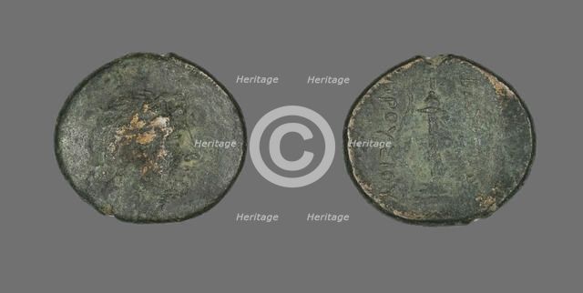 Coin Depicting the God Apollo, 238-183 BCE. Creator: Unknown.