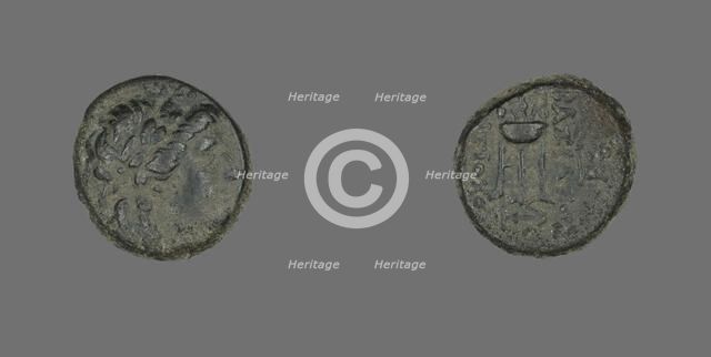 Coin Depicting the God Apollo, 261-246 BCE. Creator: Unknown.