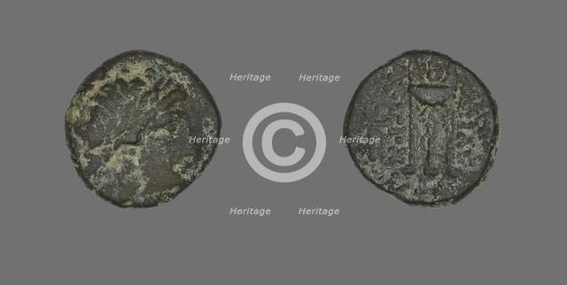 Coin Depicting the God Apollo, 261-246 BCE. Creator: Unknown.