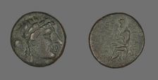Coin Depicting the God Apollo, 2nd-1st century BCE. Creator: Unknown