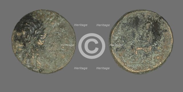 Coin Depicting the God Apollo, 2nd-1st century BCE. Creator: Unknown.