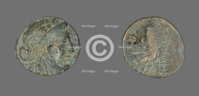 Coin Depicting the God Apollo, 2nd-1st century BCE. Creator: Unknown.