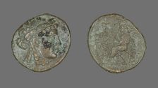 Coin Depicting the God Apollo, 2nd-1st century BCE. Creator: Unknown
