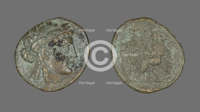 Coin Depicting the God Apollo, 2nd-1st century BCE. Creator: Unknown.